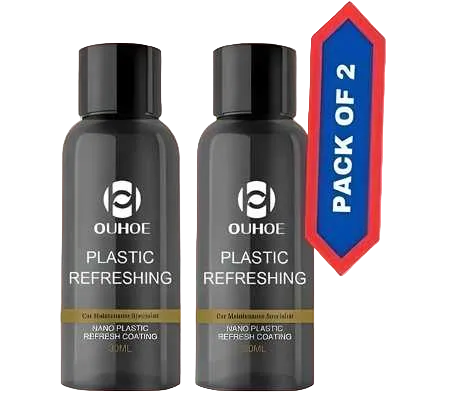 OUHOE Plastic Revitalizing Coating Agent -Polish (Pack Of 2)